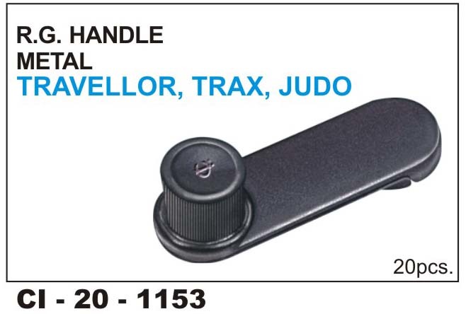 R.G Handle Metal TRAVELLOR - Durable Metal Build, 4 Wheeler Compatibility, Warranty Included