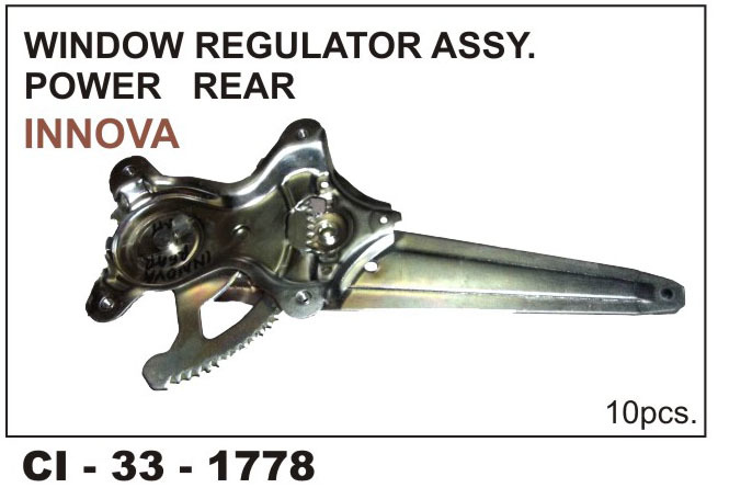 Window Regulator Assy Power Rear Innova Vehicle Type: 4 Wheeler