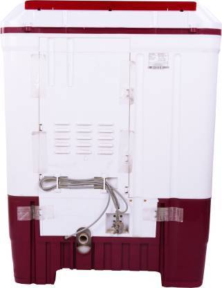 Onida 7.5 Kg Semi Automatic Top Loading Washing Machine - Plastic Tub, Lava Red Color | 160 Rpm Speed, Long Lasting Performance, 2 Year Warranty