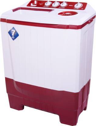 Onida 7.5 Kg Semi Automatic Top Loading Washing Machine - Plastic Tub, Lava Red Color | 160 Rpm Speed, Long Lasting Performance, 2 Year Warranty