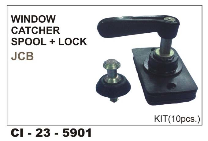 Window Catcher Spool + Lock JCB - 4-Wheeler Vehicle Compatibility | Warranty Included, Secure Locking Mechanism, Durable Design