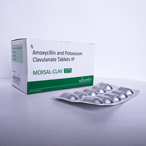 Amoxicillin & Potassium Clavulanate  375 Tablets Expiration Date: 2 Years