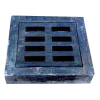Gratings - Concrete 256x250mm | Blue Color, Hard-wearing, Customizable, Light To Extra Heavy Duty Load Capacity 2.5-35mt