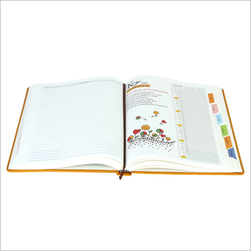 Light Weight A5 Pu Color Changer Fold With Pen - 200 Pages