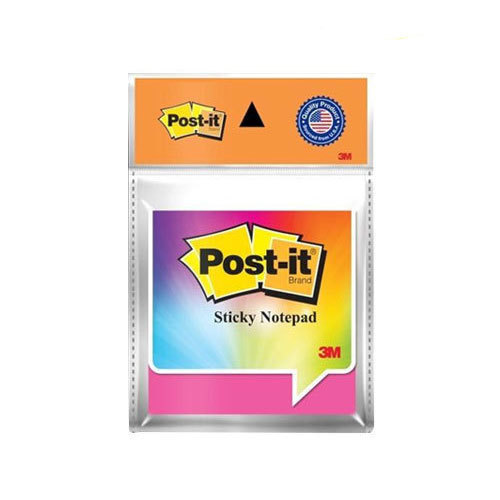 Post It Pad - Notepad Style, Grape Purple, Fashion Fuchsia, Orange Splash, Spring Green, Carnation Pink & Sky Blue | Add Creativity To Your Communication, Colour Code Your Tasks