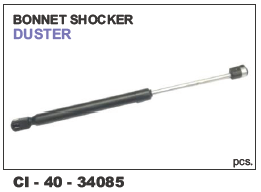 Bonnet Shocker Duster - Durable Design For 4-wheeler Vehicles | Warranty Included, Reliable Performance And Enhanced Shock Absorption Features