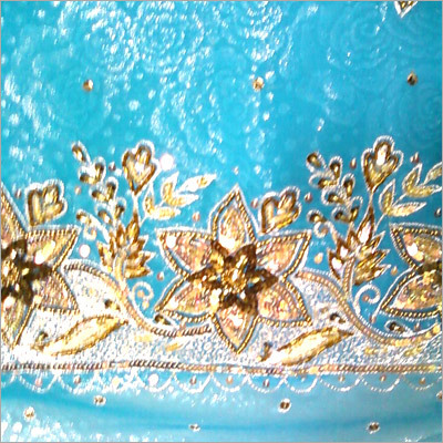 फ्लोरल डिज़ाइनर साड़ी