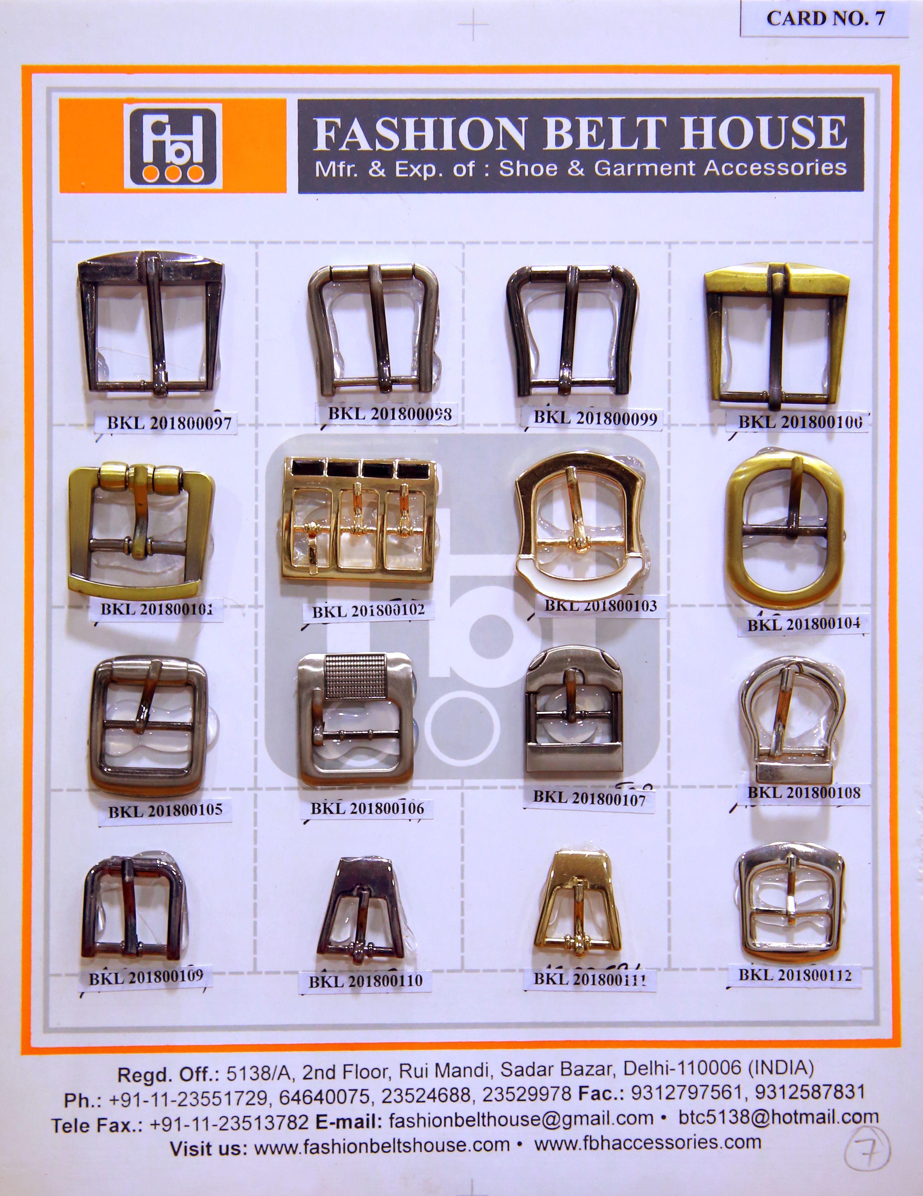 Golden Stylish Shoe Buckles