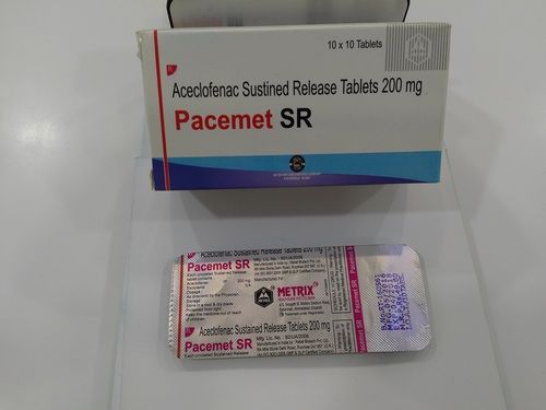 एसिक्लोफेनाक सस्टेन रिलीज़ टैबलेट 200mg