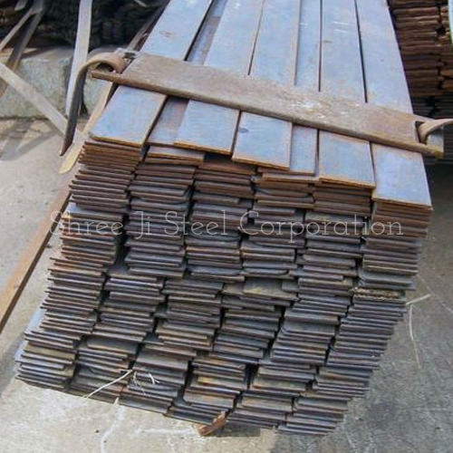 Flat Bar - Mild Steel, 12-150 Mm Width, 03-25 Mm Thickness | Versatile Steel For Industrial Applications, Silver Finish, 6 Meter Length