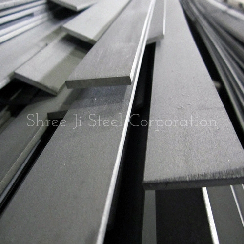 Flat Bar - Mild Steel, 12-150 Mm Width, 03-25 Mm Thickness | Versatile Steel For Industrial Applications, Silver Finish, 6 Meter Length