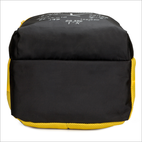 Black Printed School Bag