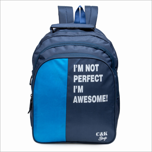 Multicoloured Multicolor Printed School Bag Backpack