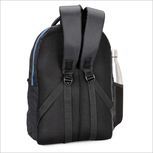 Chris & Kate Polyester School Backpack - 35 Tons/year Capacity, Blue , Padded Straps & Multi-purpose Compartments
