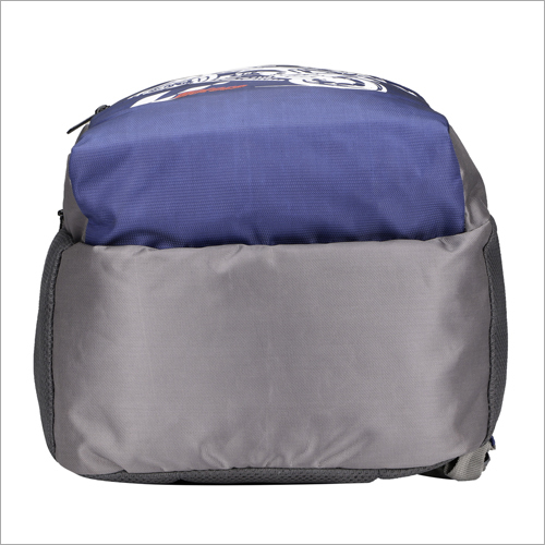 Blue Polyester School Bag
