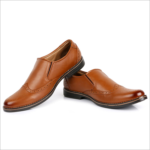 No Fade Tan Soft Leather Formal Shoes