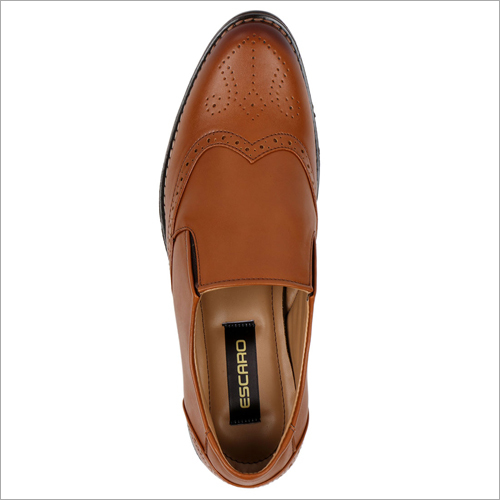 No Fade Tan Soft Leather Formal Shoes