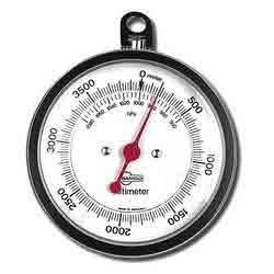 Altimeter With Barometric Pressure Scale