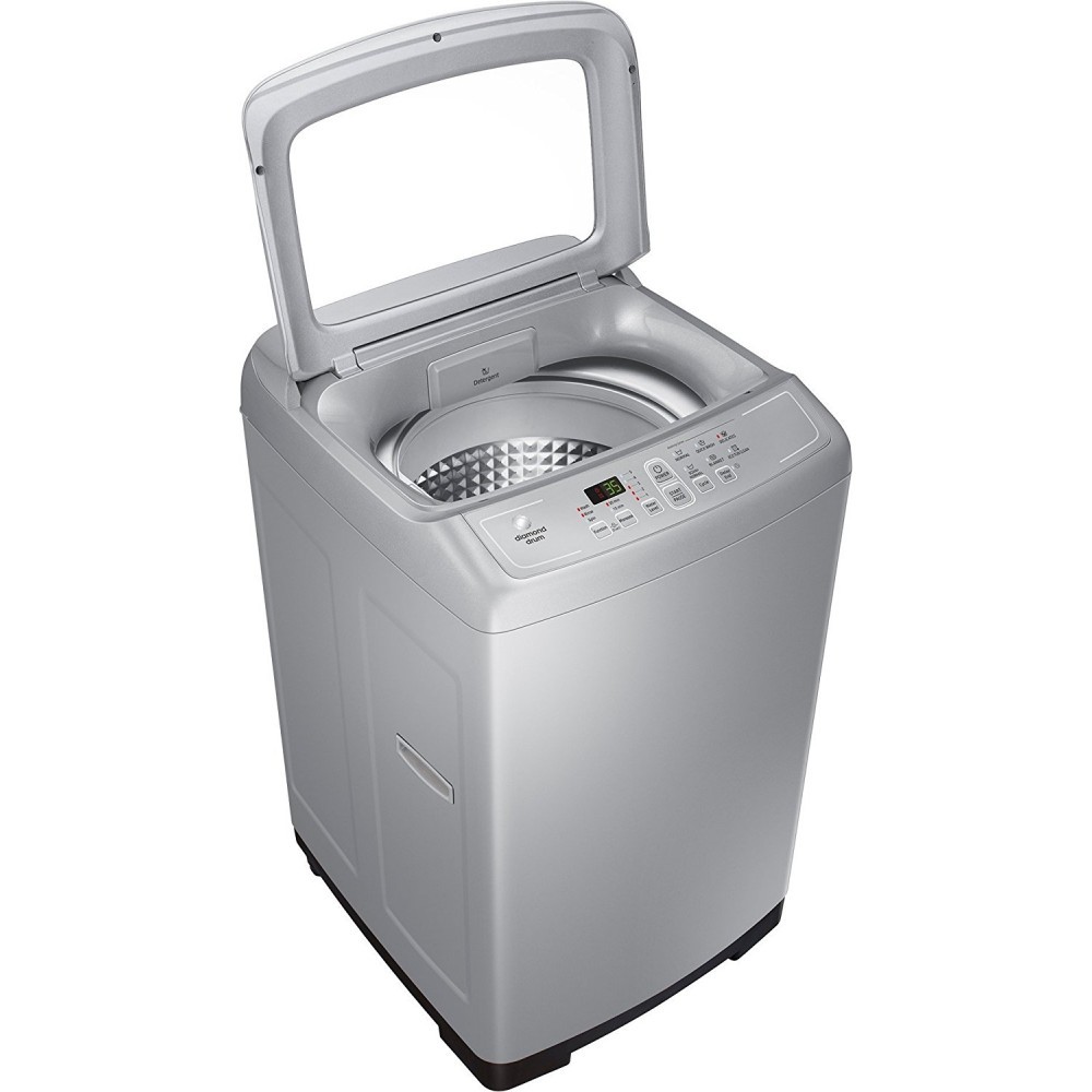 Silver 6 Kg Samsung Fully Automatic Top Load Washing Machine
