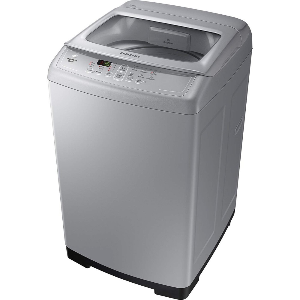 Silver 6 Kg Samsung Fully Automatic Top Load Washing Machine