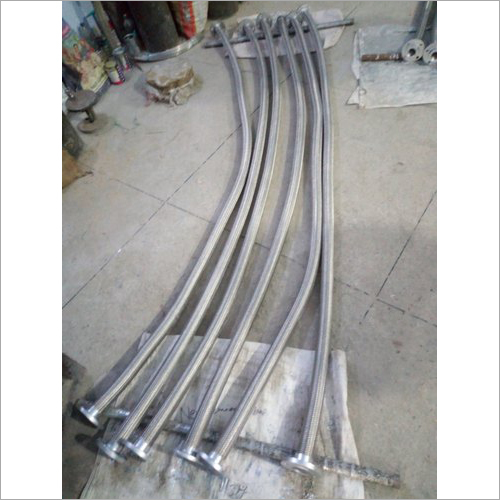 Ss Hose - Stainless Steel, Customized Length, Silver Color, Round Shape | Leak-free Fluid Transmission Solution For Commercial Use
