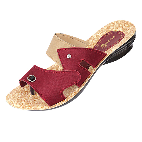 Ladies Pu Casual Slipper