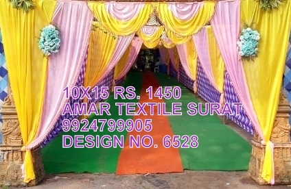 सजावट के लिए ऑल एंट्री गेट क्लॉथ