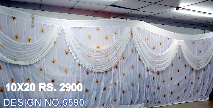 Jalar Wedding Decoration - Fabric, All Colors | Bleached, Exceptionally Soft, Quick Dry, Stain & Wrinkle Resistant, Uv-proof, Fire Proof