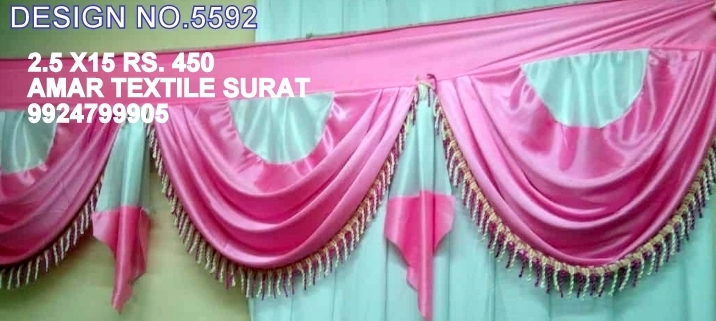 Jalar For Function Decoration - Fabric, All Colors | Bleached, Soft, Heat-insulated, Fire Proof, Stain & Wrinkle Resistant, Waterproof, Stretchable