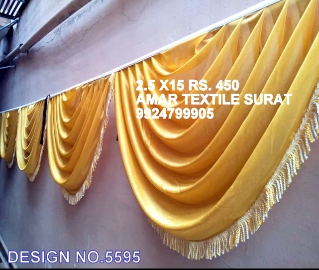 Jalar For Function Decoration - Fabric, All Colors | Bleached, Soft, Heat-insulated, Fire Proof, Stain & Wrinkle Resistant, Waterproof, Stretchable