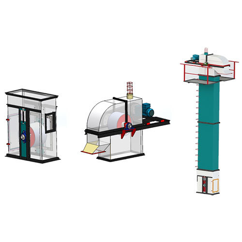 Bucket Elevator - Steel, Standard Size | Grey and Black, High Performance, Automatic Technology