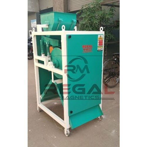 Wet Drum Magnetic Separator - Mild Steel, 400 x 600 mm , Y-38 & N-45 Magnet Grade, 1.5 HP Power, 30 RPM Flow Speed | Regal Magnetics RM-DMS Model