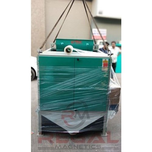 Single Drum Separator - MS Material, 3 Phase Power Source, 48 RPM Flow Speed | Highly Efficient Iron Particle Removal