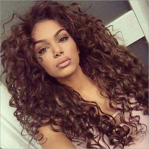 Brown Curly Hair Wig