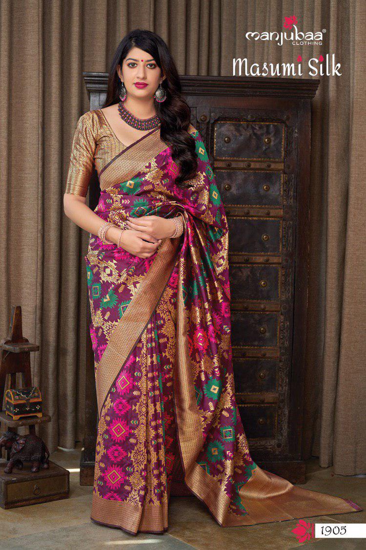 Multy Soft Banarasi Silk Saree