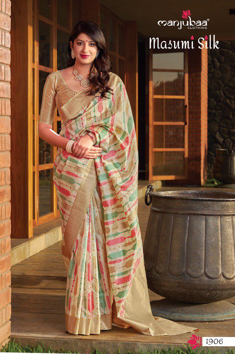 Multy Soft Banarasi Silk Saree