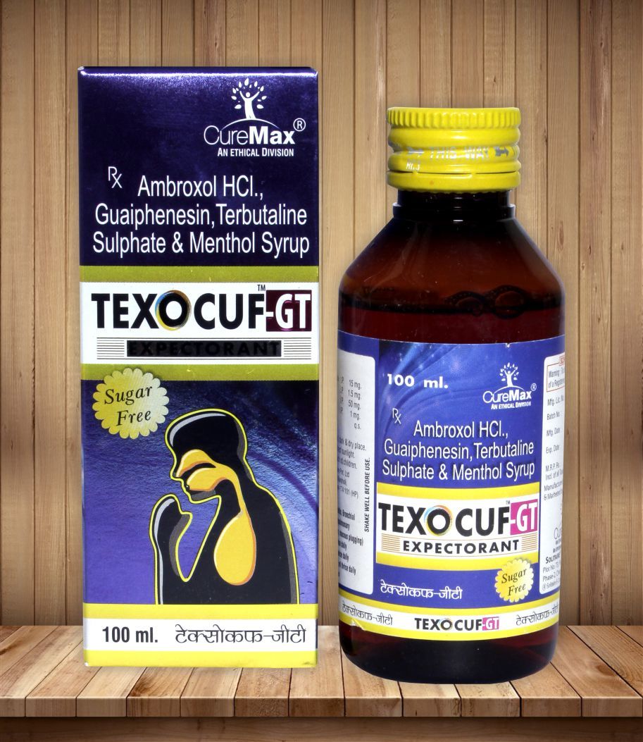 Ambroxol 15 Mg,guaiphenesin 50 Mg,terbutaline 1.25 Mg & Menthol 2.5 Mg Per 5 Ml Drug Solutions