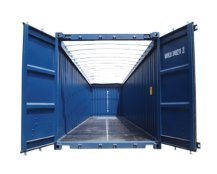 40ft Open Top Container External Dimension: 2.192mmx2.438mmx2.591mm