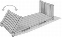20ft Flat Rack Container