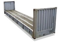40ft Flat Rack Shipping Container