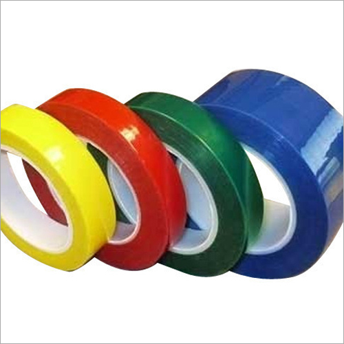 Single Sided Polyester Tape - 20-30 Meter Length, 20-40 Millimeter Width, Red/Green/Yellow/Blue Colors | Single-Sided Adhesive, UV & Moisture Resistant, High Temperature Splicing