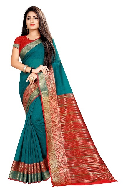 6 Fancy Silk Saree