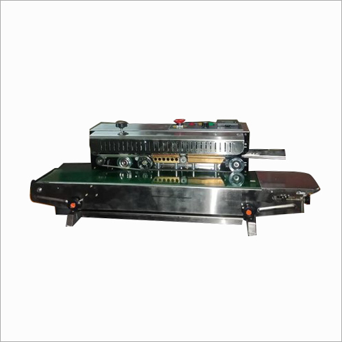 Continues Pouch Sealing Machine - Metal, 220-440 Volt | Durable, Low Power Consumption, 1 Year Warranty