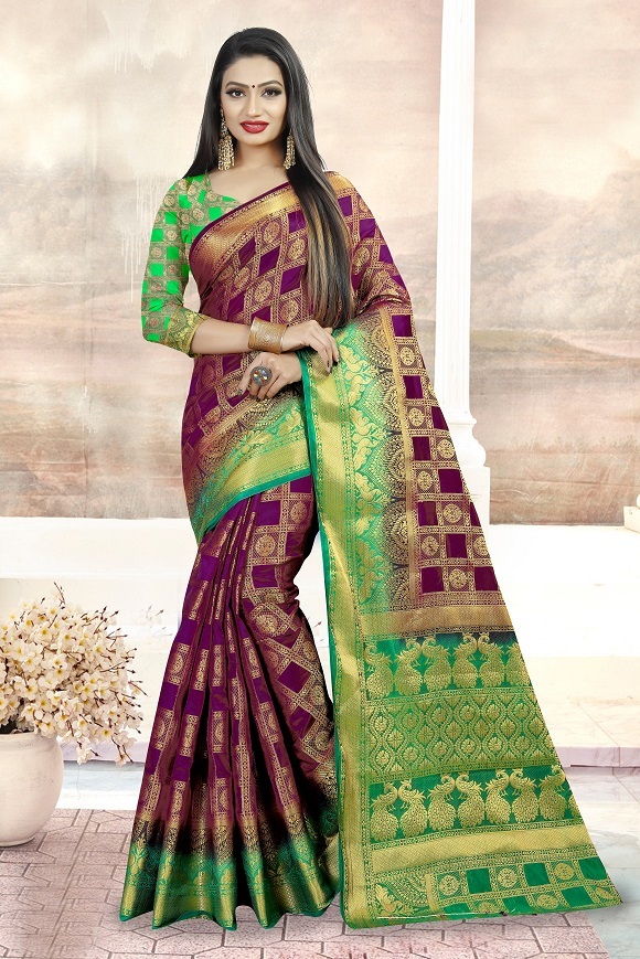 6 Fancy Art Silk Saree