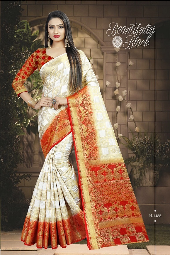 6 Fancy Art Silk Saree