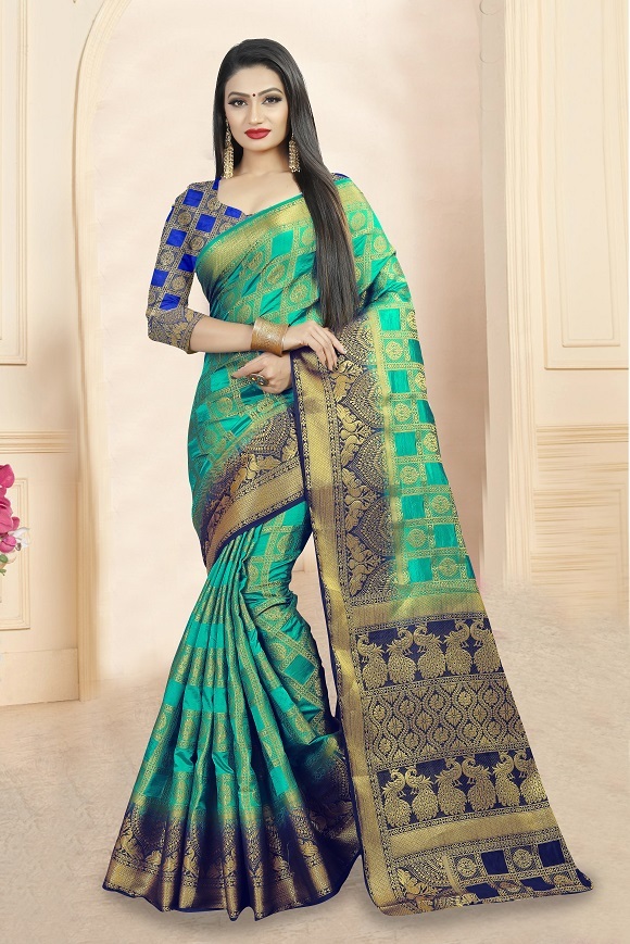 6 Fancy Art Silk Saree