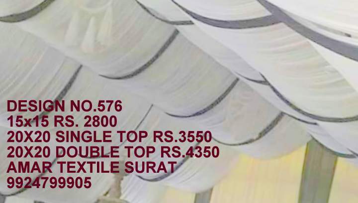 Ceiling Dec - Bleached Net Pattern, Exceptionally Soft, Fire Proof, Heat-insulated, Quick Dry, Waterproof, Uv-proof, Stain & Wrinkle Resistant, Light In Weight