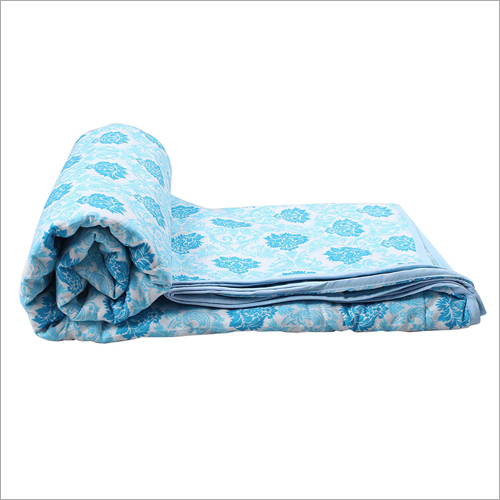Reversible Cotton AC Single Blanket - 100% Cotton, Full Size | Available in Various Colors, Printed Pattern for Home & Hotel Use