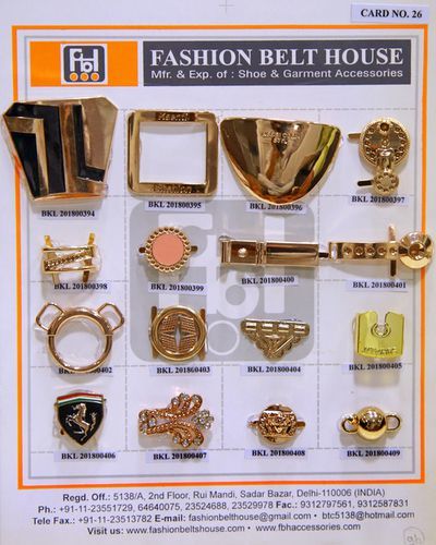 Multicolor Shoe Buckles