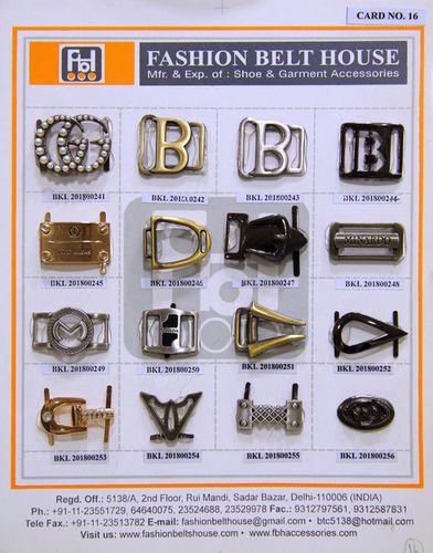 Multicolor Shoe Buckles